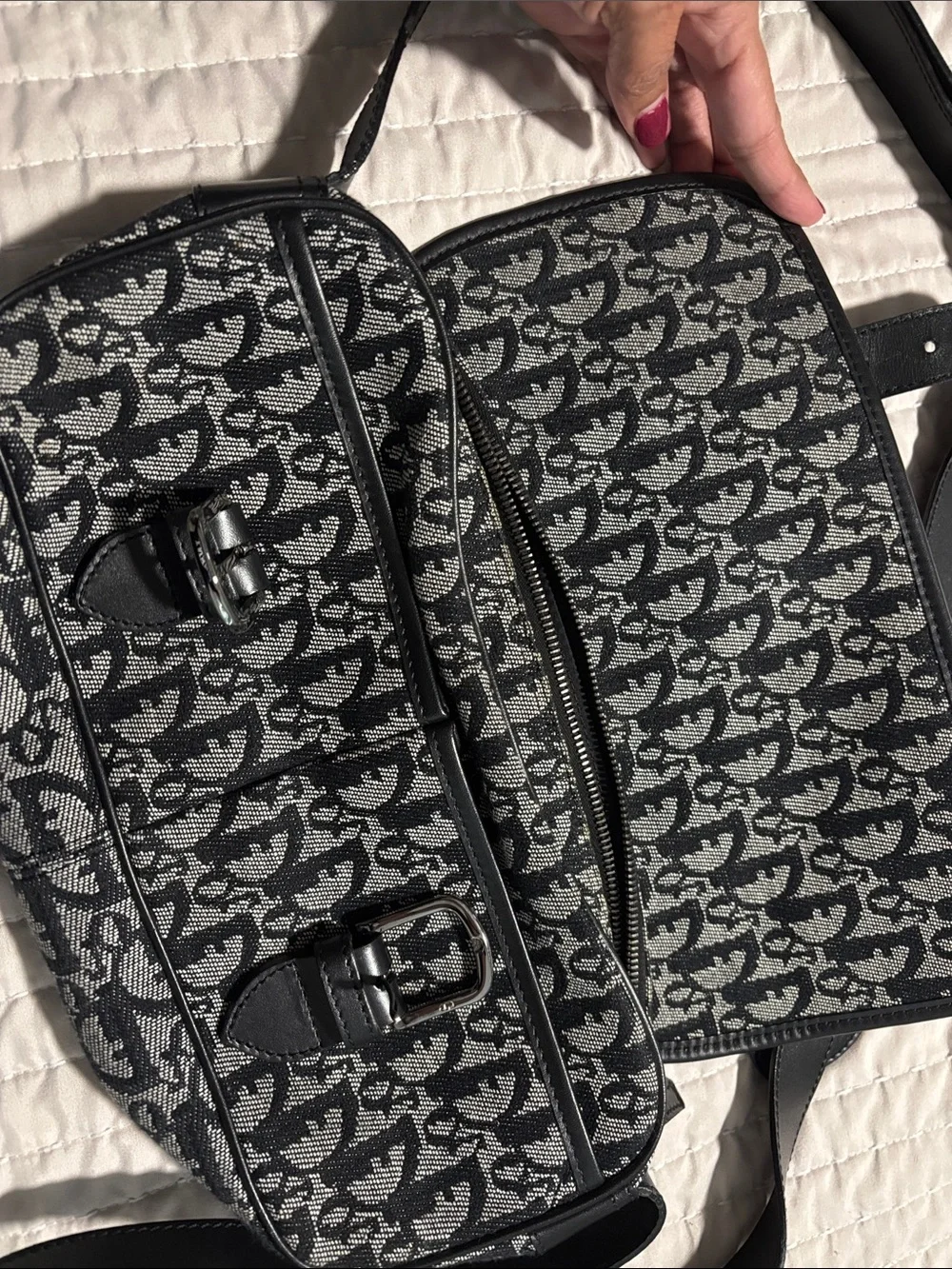 Christian DIOR Vintage Trotter Shoulder Bag